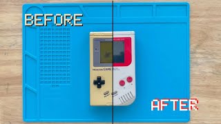 My First GameBoy Classic Restoration [upl. by Wellesley]