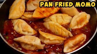 Pan fried momo recipeanitas kitchen [upl. by Ericka]