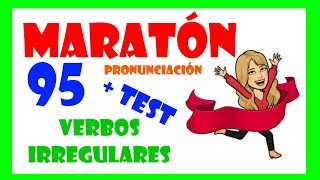 95 VERBOS IRREGULARES en INGLÉS y ESPAÑOL y su PRONUNCIACIÓN👌 LISTENING [upl. by Magel807]