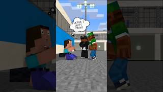 HELP Herobrine To Protect His Friend friendship shorts trending anime [upl. by Otila]