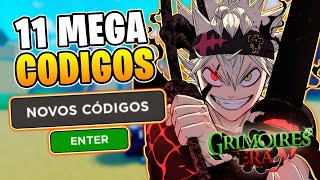 SAIU 11 MEGA CÓDIGOS FUNCIONANDO PARA o UPDATE 1 do GRIMOIRES ERA  Roblox  GG Games [upl. by Aicul]