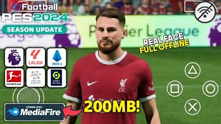 eFootball Pes 2024 ppsspp Hanya 200mb Full Update Terbaru [upl. by Arah]