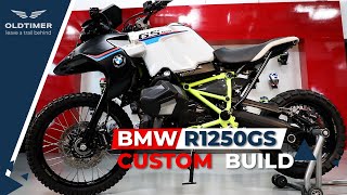 The Lightest BMW R1250GS Build  Oldtimer Middle East [upl. by Ylhsa]