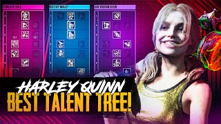 Best Harley Quinn Talent Tree Loadout  Suicide Squad Kill The Justice League [upl. by Ettennal]