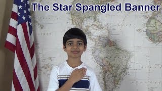 The Star Spangled Banner Song With Lyrics  USA National Anthem [upl. by Timothee466]