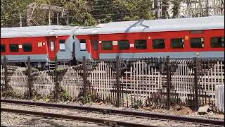 Brand New LHB rake of ChennaiMumbaiAmritsar Express at CSMT yard First Time on YouTube 11057 [upl. by Bloomer]