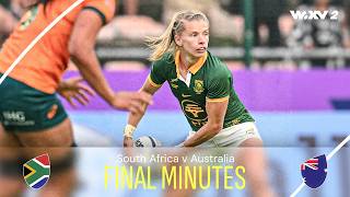 Can Springbok Women stage incredible comeback  Final Minutes  South Africa v Australia  WXV 2 [upl. by Niela644]