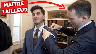 Je fais mon premier COSTUME SUR MESURE  avec Julien SCAVINI [upl. by Pulcheria]