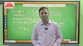 RELATIVE DENSITY OF A SUBSTANCE ICSE 9th PHYSICS [upl. by Cavill]