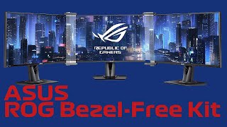 ベゼルが消えるベゼルフリーキットを試してみた  ASUS ROG BezelFree Kit ABF01 [upl. by Melisent]