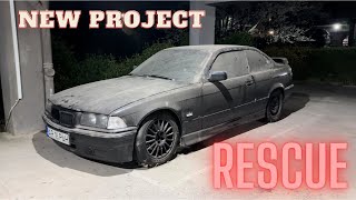 RESCUING AN ABANDONED BMW E36 COUPE [upl. by Aihsetel]