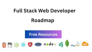 Full stack Web development Roadmap with Resources  2024 25 [upl. by Aivatnwahs]