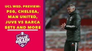 UCL Wednesday Preview Man U vs RB Leipzig Juventus vs Barcelona Breakdowns BETS and More [upl. by Sheepshanks602]