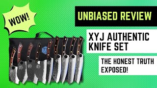 XYJ Knife Set Review  From Amateurs to Professionals Excelling with This Knife  Unbiased Review [upl. by Yenohtna321]