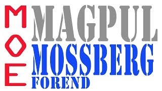 MAGPUL MOSSBERG MOE Forend 500 590 590A1 Install [upl. by Ycart299]