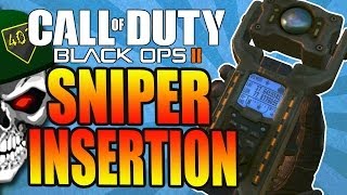 Call Of Duty Black Ops 2  Quickscoping Snipers w Tactical Insertions Gameplay Peacekeeper Gun [upl. by Iraj]