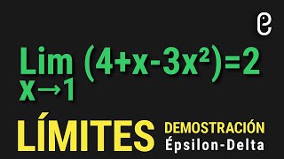 👊😎 LÍMITES DEMOSTRACIÓN ÉpsilonDelta 🔥 EXPLICACIÓN INÉDITA 🔥 [upl. by Hale525]