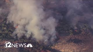 Rose fire evacuations lifted in Wickenburg [upl. by Ardnasac175]