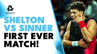 Jannik Sinner vs Ben Shelton INSANE Match Highlights  Shanghai 2023 [upl. by Nidla395]