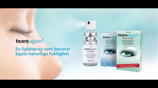 tearsagain® För torra rinnande och trötta ögon [upl. by Punak]