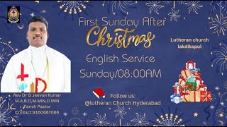 ENGLISH SERVICE  LUTHERAN CHURCH 31122023 Lakidikapool Hyd [upl. by Magnum]