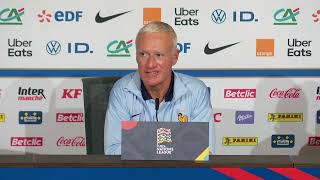 Deschamps quotIm not thinking about my personal situationquot｜France vs Belgium｜Nations League｜Upamecano [upl. by Yelyr]