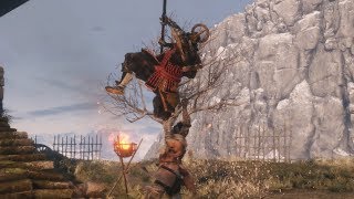 Sekiro Shadows Die Twice  Seven Ashina Spears Boss Fight [upl. by Hanfurd751]