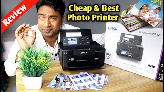 Cheap amp Best Colour Photo Printer Machine 2024  Print on Glossy Paper amp normal page  Epson PM520 [upl. by Aborn]