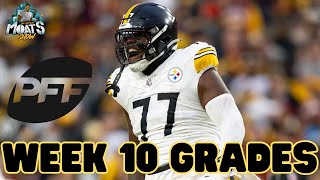 Arthur Moats Reacts To The Pittsburgh Steelers Pro Football Focus PFF Grades For Week 10 [upl. by Carlynn135]