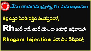 Rh Antibody and antigen reaction and Rhogam Injection useKiran Kodumuru [upl. by Hagan]