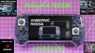 AnbernicRG556 unboxing and game play anbernic handheld rg556 retrogaming [upl. by Hahsi]