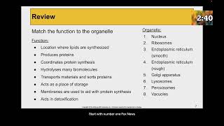 Sept 18th  Semiautonomous Organelles and Membranes [upl. by Puto]