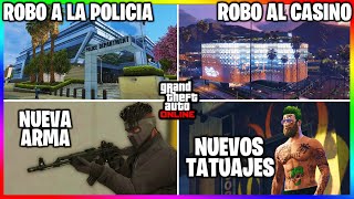 ÚLTIMA HORA Se FILTRO el NUEVO DLC en GTA ONLINE ROBOS a la POLICIA NUEVAS MISIONES amp MÁS [upl. by Kelly151]