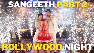 BEST WEDDING SURPRISE EVER ❤️🤯 OUR BOLLYWOOD NIGHT VLOG PART 2  WEDDING  HEBAREE WEDDING [upl. by Ahsikrats481]