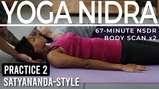 SatyanandaStyle Yoga Nidra for Inner Harmony and Deep Relaxation Body Scan x2  Floating Body [upl. by Pennebaker]