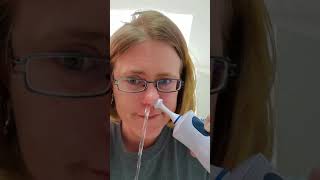 NeilMed pulsating Nasal wash neti pot [upl. by Enneyehc]