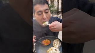 Eating oysters food seafood oyster cooking viralvideo delicious shorts [upl. by Sergias435]