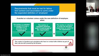 Changes to workers covered by the Reportable Conduct Scheme  Webinar recording August 2024 [upl. by Auohs22]