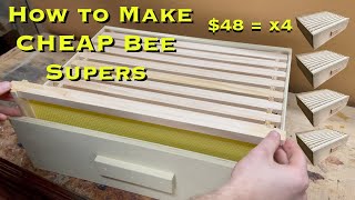 How To Make CHEAP Beehive Supers DIY Beekeeping [upl. by Ingemar]