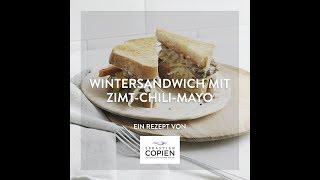 Wintersandwich mit ChilliZimt Mayo aus DIE VEGANE KOCHSCHULE [upl. by Betthezel740]