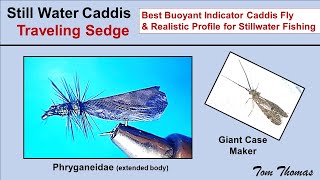 Fly Tying the Stillwater Caddis Fly  Extended Body  Indicator [upl. by Ivgnout]