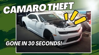 Camaro Theft  Gone in 30 Seconds [upl. by Peppie147]