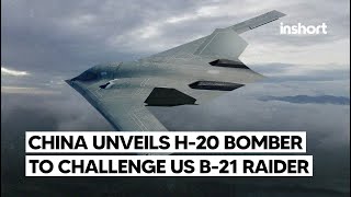 China unveils first concept of H20 stealth bomber aiming to compete with US B21 raider  InShort [upl. by Blockus]