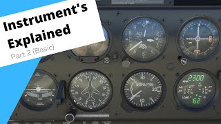 Aviation Instruments Explained Using MSFS 2020 Steam Gauges and G1000 Part 2 of 2 [upl. by Atrebor]