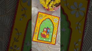 Janmashtami Krishna paining shorts youtubeshorts painting radhakrishna handmade homedecor diy [upl. by Yokoyama]