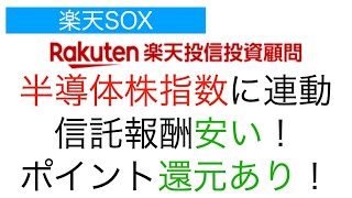 【ちょっと買う】半導体株指数に連動する楽天SOX登場【メインには置かない】 [upl. by Nytsirk213]