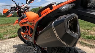 KTM 690 ENDURO R 2023 with REMUS is a Brutal BEAST [upl. by Aihseyk]