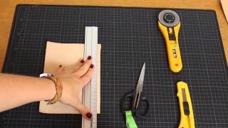 Gusti Leder Tutorial  Arbeiten mit Leder  Bearbeitung  Werkzeuge [upl. by Lledo]