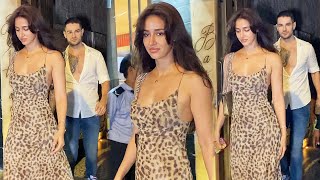 Disha Patani Raises the Heat in Racy LowCut Backless Dress On Date With New Boyfriend [upl. by Engelbert161]