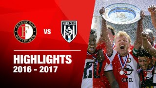 FEYENOORD LANDSKAMPIOEN  Highlights Feyenoord  Heracles Almelo  Eredivisie 20162017 [upl. by Yllib143]